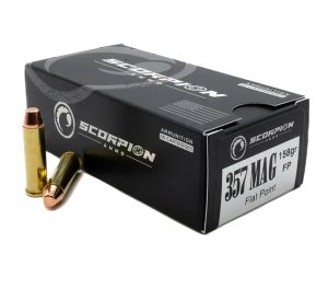 SCORPION AMO 357 MAG 158GR TMC- FP 50RD BOX ( 20 BOXES PER CASE)