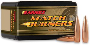 Browning Barnes Match Burner .224 22 Cal 77GR Boat Tail Bullets 100ct