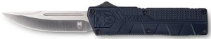 CobraTec NYCTLWDNS 3.25 In D2 Steel OTF Knife NYPD Blue Handle