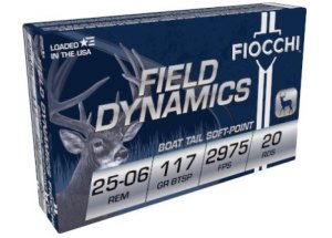 Fiocchi 2506B Field Dynamics 25-06Rem 117gr PSP 20rd Box