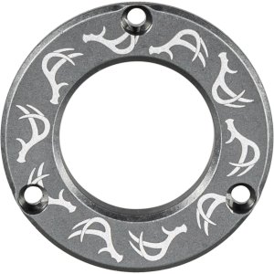 Axcel ADVR-HUB-SGDAN Driver Hubcap Stone Gray Deer Antlers Engraving