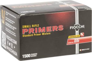 Fiocchi PRSRFMMG Small Rifle Primers 1500ct - Reliable, Easy to Seat