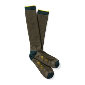 Lacrosse 913323-XL Men's Merino Midweight Over-Calf Socks Green X-Large