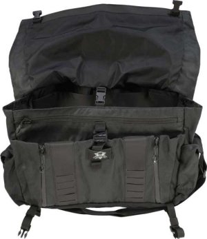 Grey Ghost Gear GTG5906BLK Wanderer Bag 2.0 Waxed Canvas Black