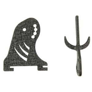 Skull Hooker Arm Prong for Trophy Tree Black