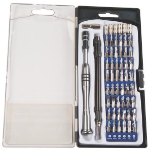 Wheeler 564018 Micro Screwdriver Set 58 Pieces Chrome Plated Steel