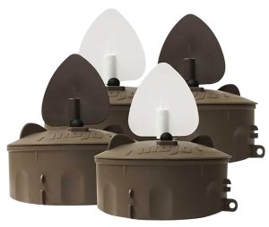 Mojo Outdoors A Flicker HW2531 Brown/White Flock Waterproof
