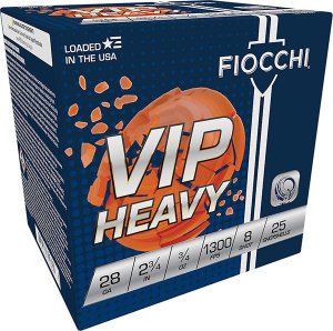 Fiocchi 20VIPH8 20GA 2.75In 7/8oz Heavy Target 8Shot 25Rd
