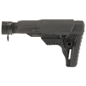 Leapers UTG PRO AR-15 S4 Mil-Spec Stock Kit RBUS4BM - High Strength Polymer, 4-Position Adjustability