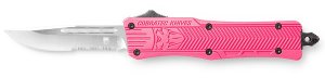 CobraTec Knives CTK-1SDS OTF 2.75 In D2 Steel Blade Pink Handle