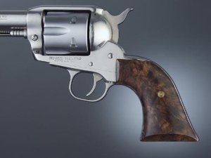 Hogue 83670 Walnut Cowboy Action Wood Grips 7.50 In OAL