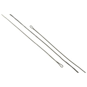 J and D Custom Strings 452X Bowstring Black 51.5in Pre-Stretched Loops