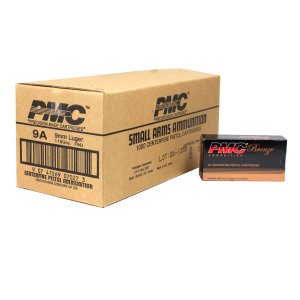 PMC 9A Bronze 9mm Luger 115 Grain FMJ 1000rd Case