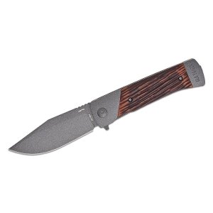 Old Timer Frontier Manual Folding Knife 3-1/2 Clip Point Blade Rosewood