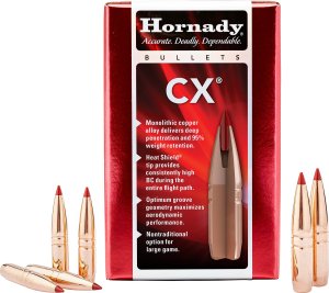 Hornady 22813 22Cal .224 70gr CX Bullets 50/Box