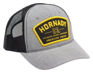 HORN 99236 HORNADY GRY & BLK MESH HAT
