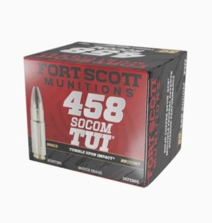 Fort Scott 458-300-SCV2 Rifle Ammo 458 SOCOM 300gr TUI 20rd Copper
