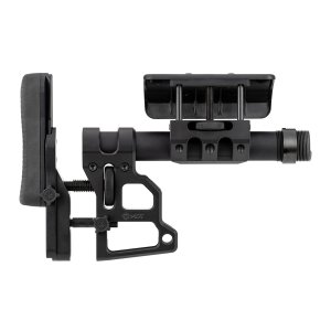 MDT Skeleton Carbine Stock SCS Black Aluminum Adj Cheekrest Buttpad