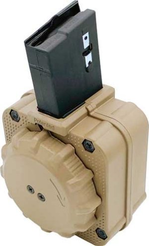 ProMag DRMA8FDE 5.56mm 65 Round Drum Magazine Polymer FDE Made in USA