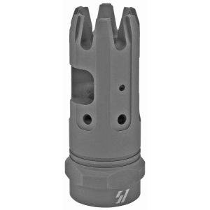 Strike Industries MK9COMP Mini King Comp 9mm Black Steel 1/2"-28 Threads