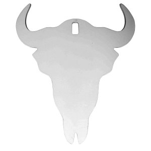 Birchwood Casey BC-47719 Centerfire Skull Silhouette 3/8in AR500 Steel