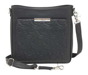 GTM GTM-98LMB/BK SLIM PURSE CROSSBODY-LAMB