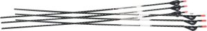 Easton 817841 5mm Full Metal Jacket Arrows 340 Blazer Vanes 6-Pack