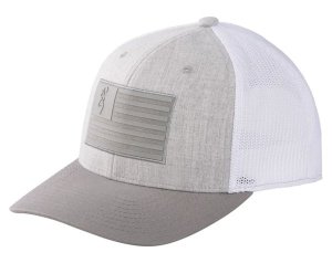 Browning 308033791 Gray Recon Flag Tactical Cap