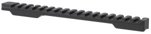 Talley PL0258725 Savage Picatinny Rail Black Anodized 0 MOA Long Action