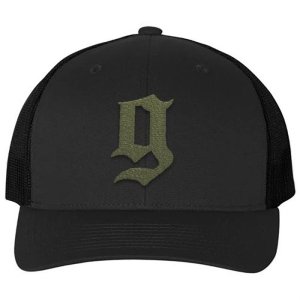 GBRS GROUP HAT-PUFF-BLKGRN Trucker Hat Black/Green