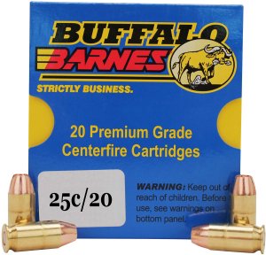 Buffalo Bore 25C20 357 Sig 125gr Barnes TAC-XP Lead-Free 20 Rounds