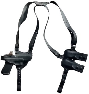 1791 Gunleather NSS-2.1-SBL-H-R Glock Optic-Ready RH Shoulder Holster