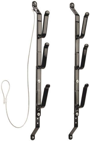 Allen Company 18520 Three Gun Rack Black Steel Holds 3 Firearms Adjustable