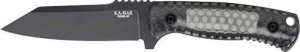 Ka-Bar Les George Cool Name 7702 4.62 In Reverse Tanto & Sheath