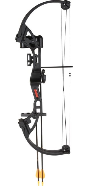 Bear Brave AYS300BR Youth Compound Bow Black 13.5-19in 15-25lbs