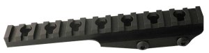 Yankee Hill 9473 6" Rail Extension Matte Black Aluminum .5" Rise