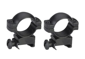 Traditions A793DS Scope Ring Set Weaver High 1" Tube Matte Black Aluminum