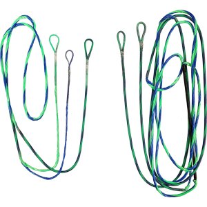 First String Genesis String & Cable Set Flo Green/Blue Neon