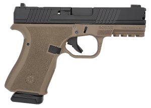 Black Rain Ordnance FL9MMFDEBLK 9mm 15+1 4" FDE Optic Ready Slide