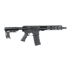 Andro Corp Industries 30010HBMPS ACI-15 Halo 300 Blackout 30+1 10 Black Nitride Threaded Barrel, Black Anodized Aluminum Receiver w/Picatinny Rail, M-LOK Handguard, Black Polymer SBA3 Pistol Brace, A