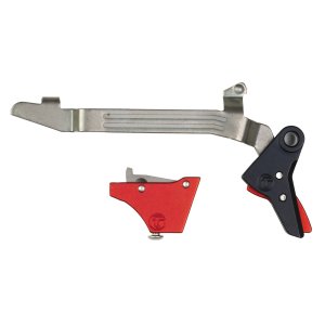Timney Triggers Alpha Competition Trigger Glock 3-4 Large 45 ACP/10mm Red