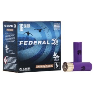 Federal WF1682 16 Gauge 2.75 in 15/16 oz 2 Shot Steel 25 Rounds
