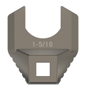 Real Avid Master-Fit 1-5/16 Stainless Steel Wrench: Free-Float Barrel Nut, Titanium Finish, AR-15 Model