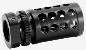 Grovtec G-NITE HM353 9mm 1/2x28 Threaded Flash Hider Black Nitride