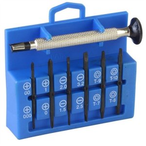 Brownells Miniature Precision Screwdriver Set, 12-in-1, Compact Design