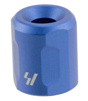 Strike Industries SI-BCTP-BLU Barrel Thread Protector 1/2"-28 Blue Aluminum