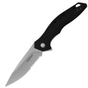KERSHAW SHORELINE SERR 3" BLK STNWSH