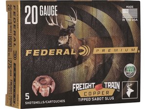 Federal Premium Freight Train P209FT 20 Gauge Slug 5 Pack