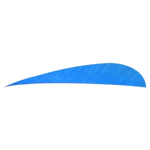 Trueflight 11507 Parabolic Feathers Blue 4" RW 100 Pack