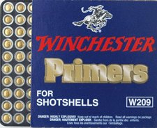 WINCHESTER PRIMERS 209 SHOTSHELL 5000 PACK